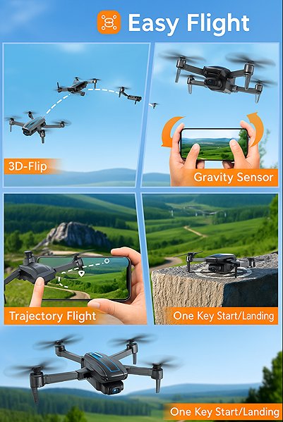 FERIETELF T28 drone with camera .