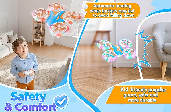 Zookao Mini drone for kids 6+, RC quadcopter .