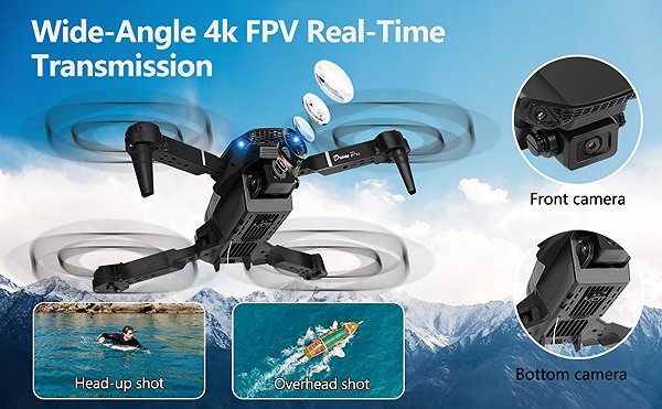 ZoeyZoey Drone 1080P HD drone with camera, foldable RC quadcopter .