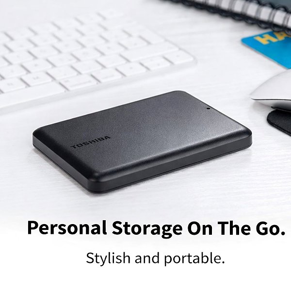 Toshiba Canvio Partner 2TB external drive.