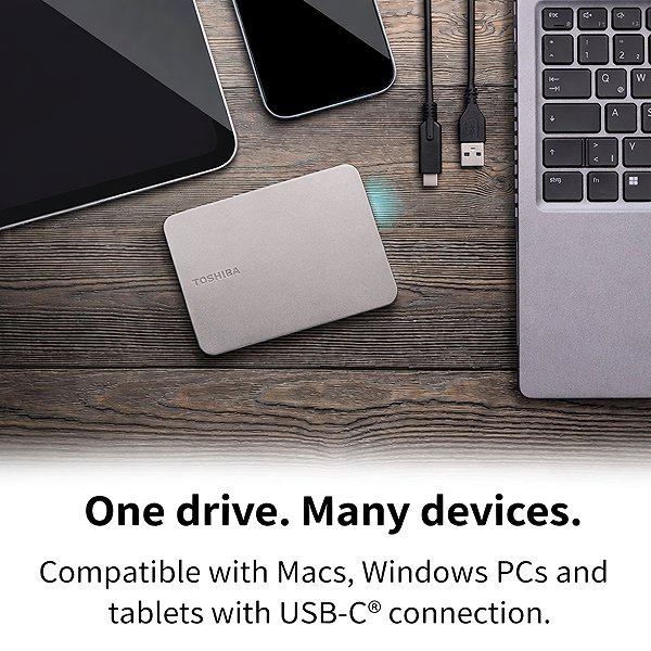 External Hard Drive Toshiba Canvio Flex 4TB 2.5