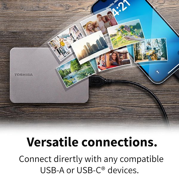 External Hard Drive Toshiba Canvio Flex 4TB 2.5