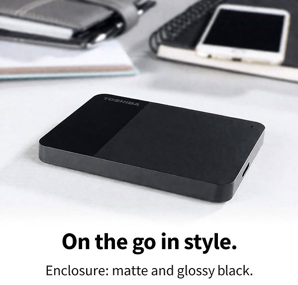 Toshiba Canvio Ready 2TB external drive.