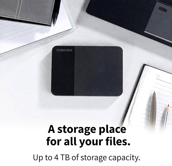 Toshiba Canvio Ready 4TB external drive.