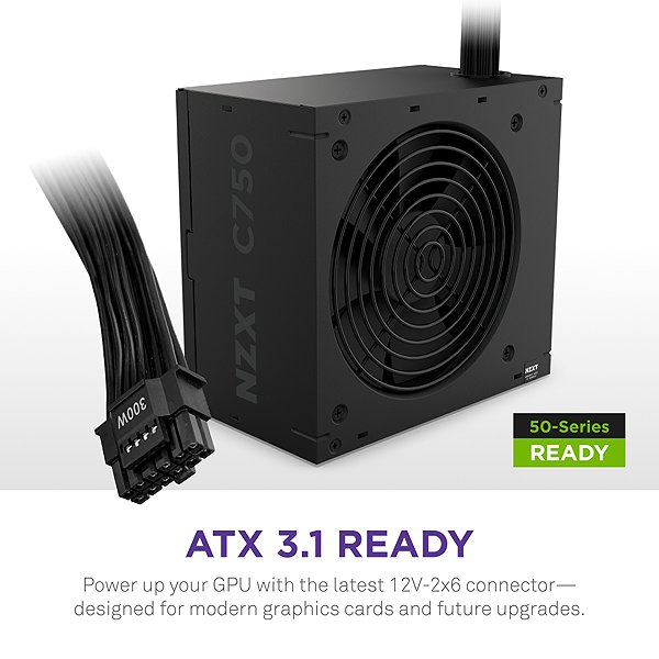 PC Power Supply NZXT C750 Bronze (ATX 3.1) ...
