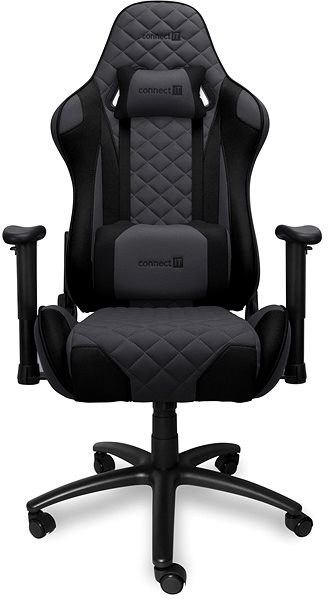 Gaming Chair CONNECT IT Monaco Pro CGC-1200-GY, Gray Screen