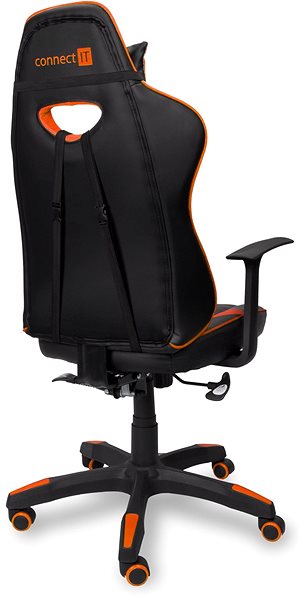 Gaming Chair CONNECT IT LeMans Pro CGC-0700-OR, Orange Back page