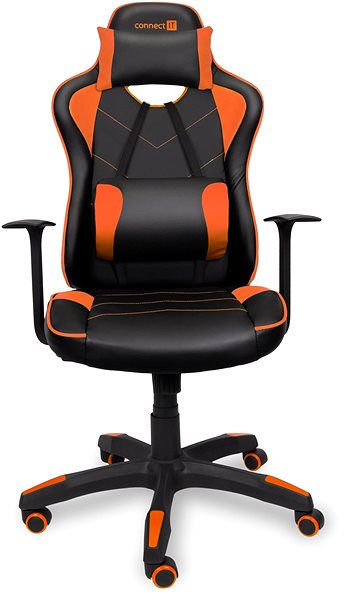 Gaming Chair CONNECT IT LeMans Pro CGC-0700-OR, Orange Screen