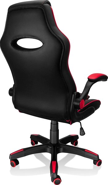 Gamer szék CONNECT IT Matrix Pro CGC-0600-RD, piros Hátoldal