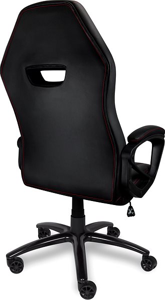Gaming Chair CONNECT IT RazorPro PU, Black Back page