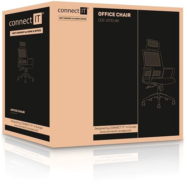Irodaszék CONNECT IT ForHealth GamaPro, fekete Csomagolás/doboz