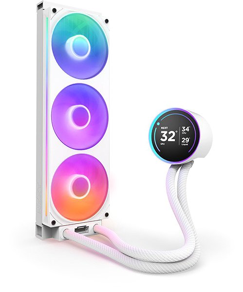 Water Cooling NZXT KRAKEN ELITE 360 RGB White ...