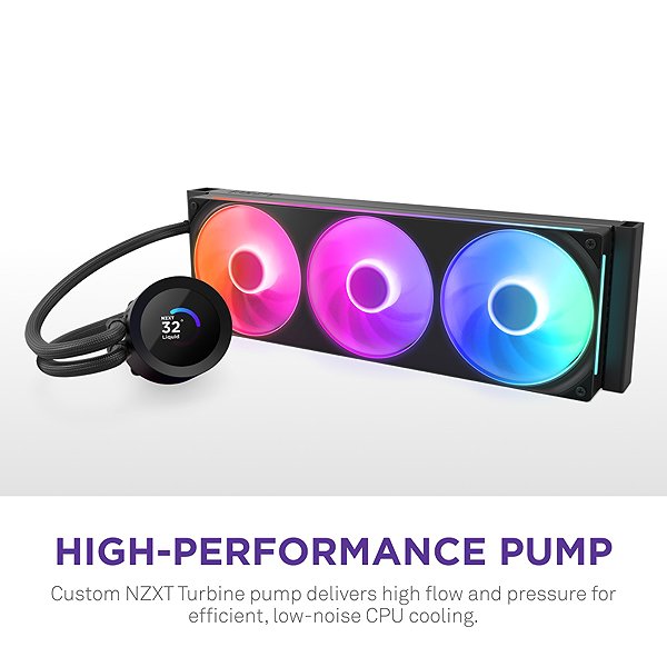 Water Cooling NZXT KRAKEN PLUS RGB 360 Black ...