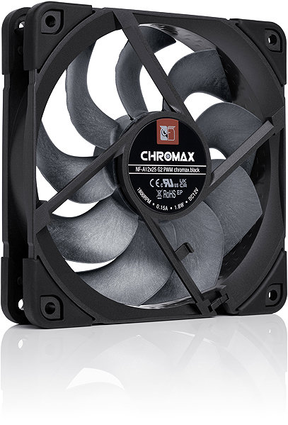 PC Fan Noctua NF-A12x25 G2 PWM chromax. black ...