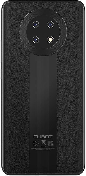 Mobile Phone Cubot Note 9 Black Back page