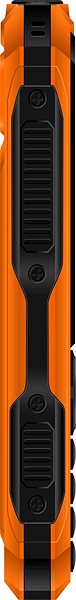Mobilný telefón CUBE1 X100 oranžový Bočný pohľad
