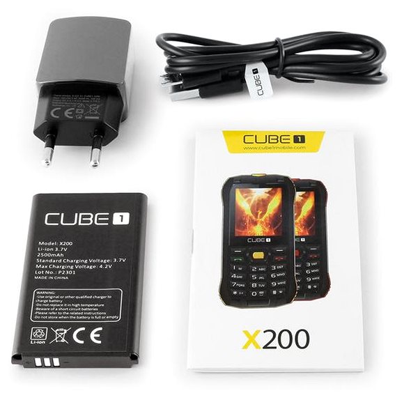 Mobilný telefón CUBE1 X200 žltá ...