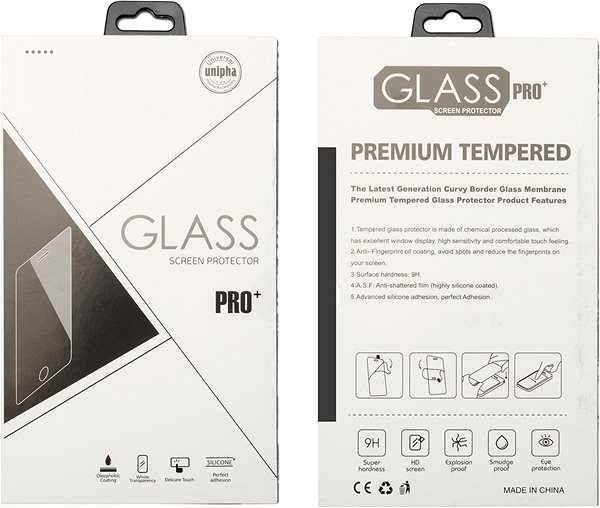 Schutzglas Cubot Tempered Glass für King Kong CS Verpackung/Box