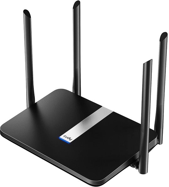 WiFi Router CUDY AX1800 Dual Band Wi-Fi 6 Gigabit Router Lateral view