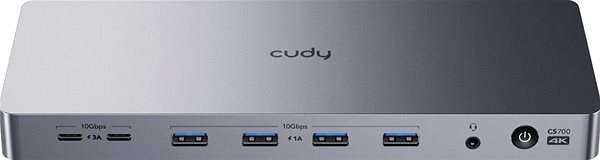 Dokkoló állomás CUDY CS700 DUAL 4K, 14-IN-1, USB-C, 150W ...
