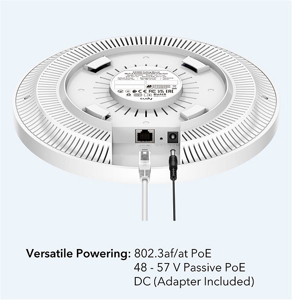 WiFi Access Point CUDY AX3000 WiFi 6 2.5G Access Point (PoE Adapter) ...