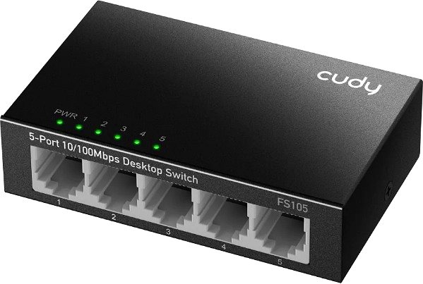 Switch CUDY 5-Port 10/100 Mbps Desktop Switch ...