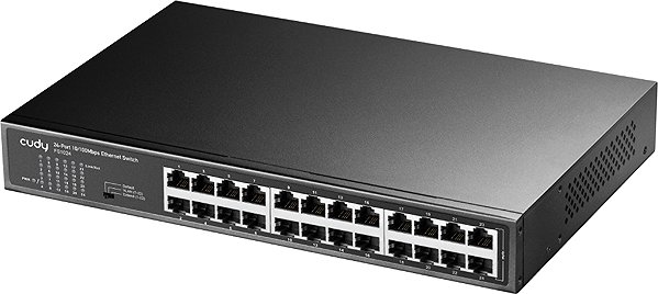 Switch CUDY 24-Port 10/100 Mbps Metal Switch ...