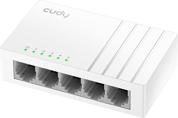 Switch CUDY 5-Port Gigabit Splitter with USB C ...