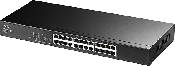 Switch CUDY 24-Port Gigabit Rackmount Light Managed Switch ...