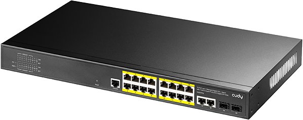 Switch CUDY 16-Port Layer 2 Managed Gigabit PoE+ Switch ...