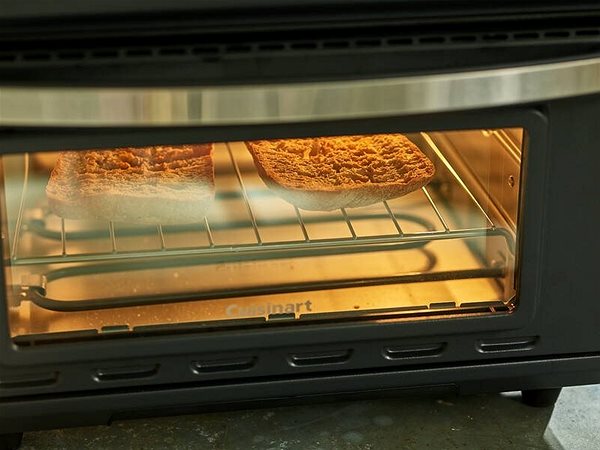 Mini sütő Cuisinart TOA60E sütő légkeveréses fritőzzel, 17 l ...