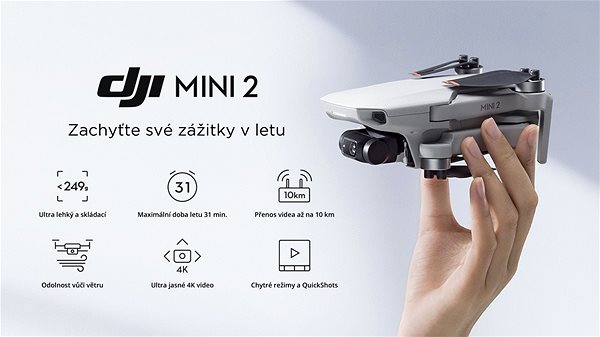 Drón DJI Mini 2 Jellemzők/technológia