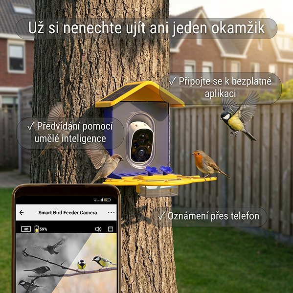Camouflage EZ BirdFeeder Go 2 bird feeder.