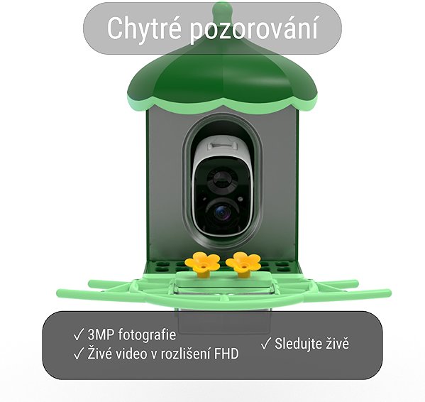 Camouflage EZ BirdFeeder Go 5 bird feeder.