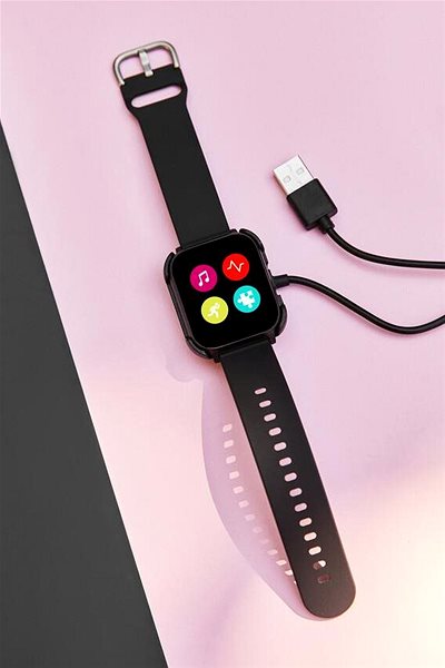 Smart Watch Canyon Black Salt SW-78 Lifestyle