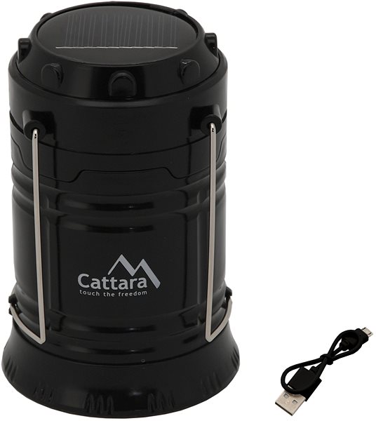 Lámpa Cattara széthúzható kemping lámpa LED 20 / 60 lm újratölthető Csatlakozási lehetőségek (portok)