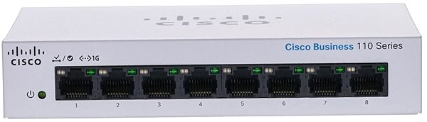 Switch CISCO CBS110 Unmanaged 8-port GE, Desktop, Ext PS ...