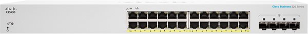 Switch CISCO CBS220 Smart 24-port GE, Full PoE, 4x1G SFP ...