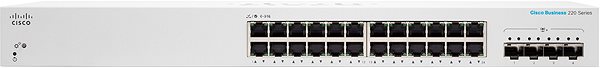 Switch CISCO CBS220 Smart 24-port GE, 4x10G SFP+ ...