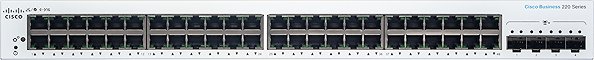 Switch CISCO CBS220 Smart 48-port GE, 4x10G SFP+ ...