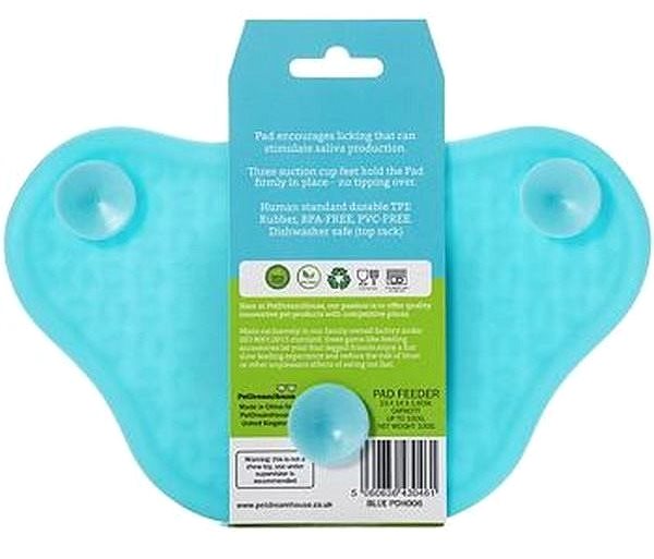 Dog bowl PetDreamHouse Paw Lick mat Paw Lick blue 23cm .