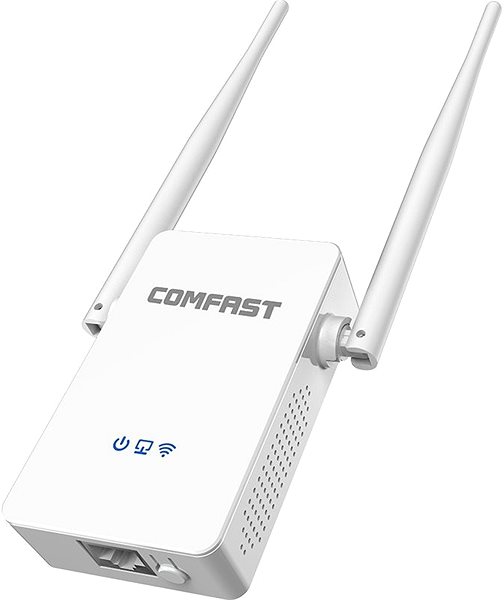 WiFi Booster Comfast WR755AC Lateral view