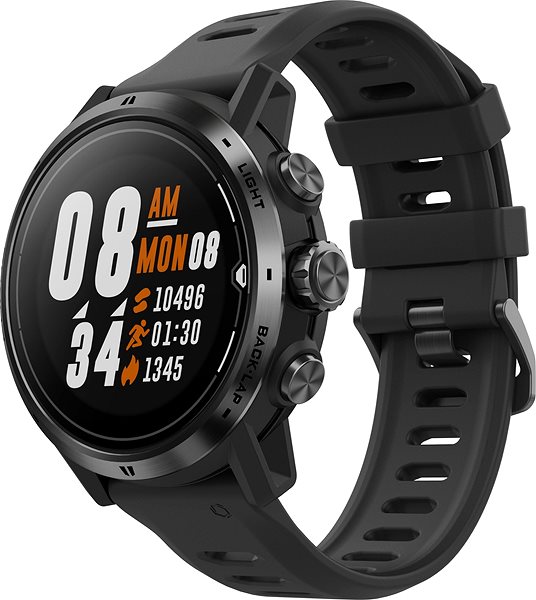 Smart Watch Coros APEX Pro Premium Multisport GPS Watch Black Lateral view