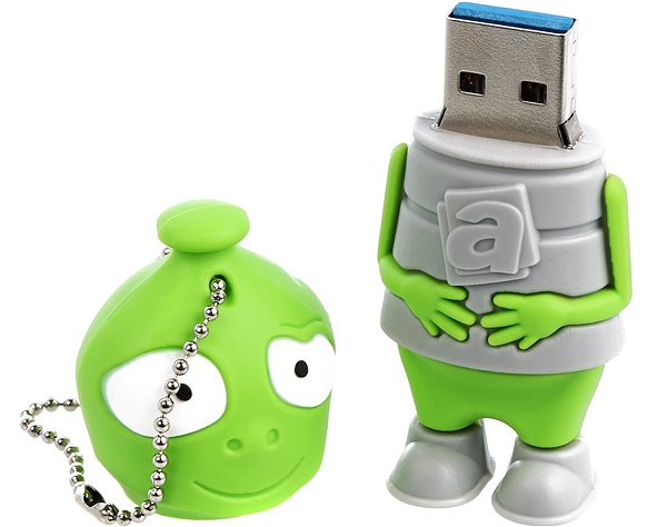 USB Stick Alza FlashDrive 64GB Seitlicher Anblick