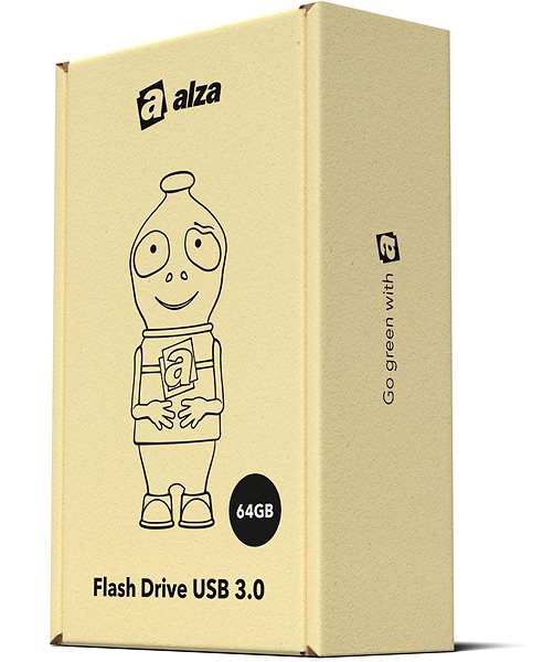 Flash Drive Alza FlashDrive 64GB Packaging/box