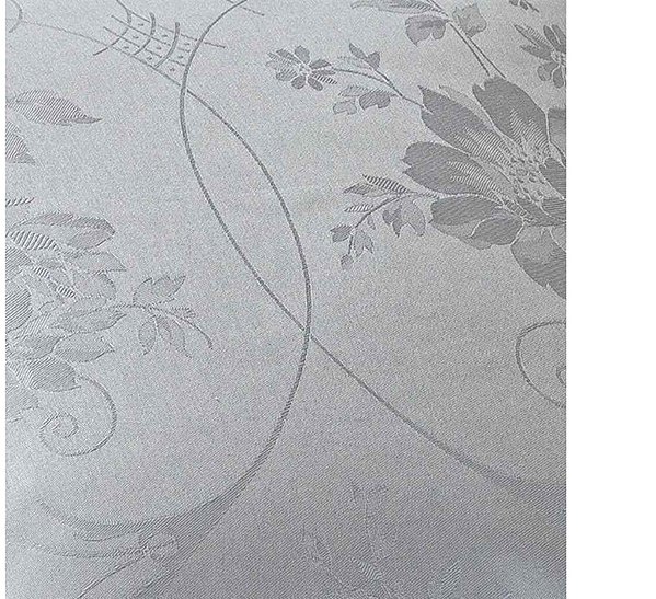 Obliečky DADKA Obliečky damask 140 × 200 cm, 70 × 90 cm, Kytica sivá ...
