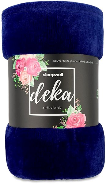 Pléd Svitap sleepwell MF UNI Sleep Well takaró, szilvakék, 150×200cm ...