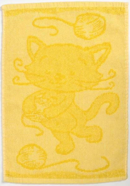 Detská osuška Profod Detský uterák Cat yellow 30 × 50 cm ...