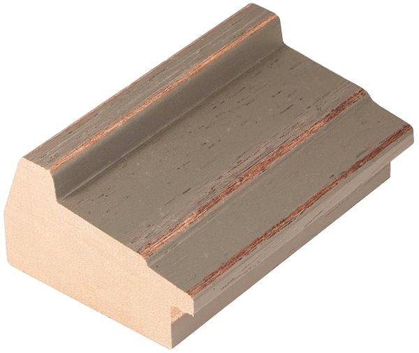 Fotorámeček DANTIK rámeček 40 × 50, STEP tmavěšedý sklo čiré ...