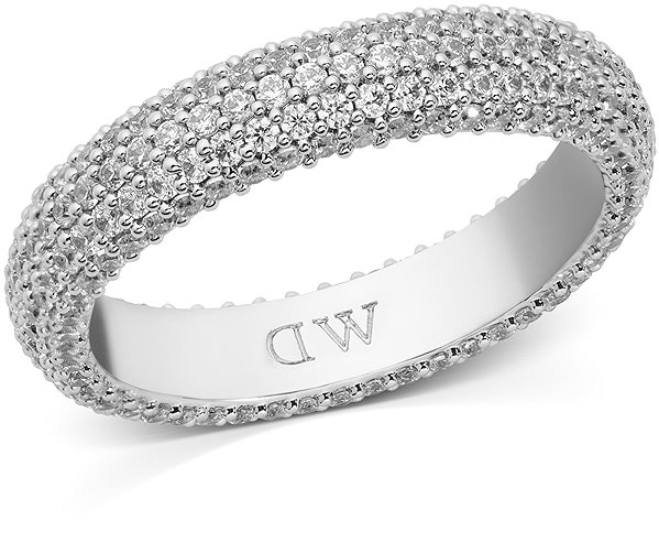 Daniel Wellington Women's Ring Pavé DW00401688, silver colour.